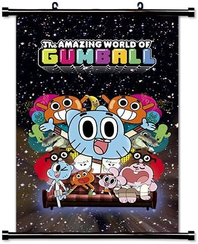 The Amazing World of Gumball TV Show Cartoon Network Fabric Wall Scroll Poster (16"x21")