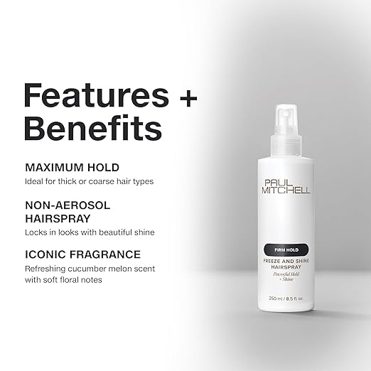 Paul Mitchell Freeze and Shine Spray Fijador Brillante miniatura 3