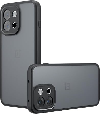 for OnePlus 13T Case, Lightweight TPU Material Transparent Skin Friendly and Anti Drop,Matte Black