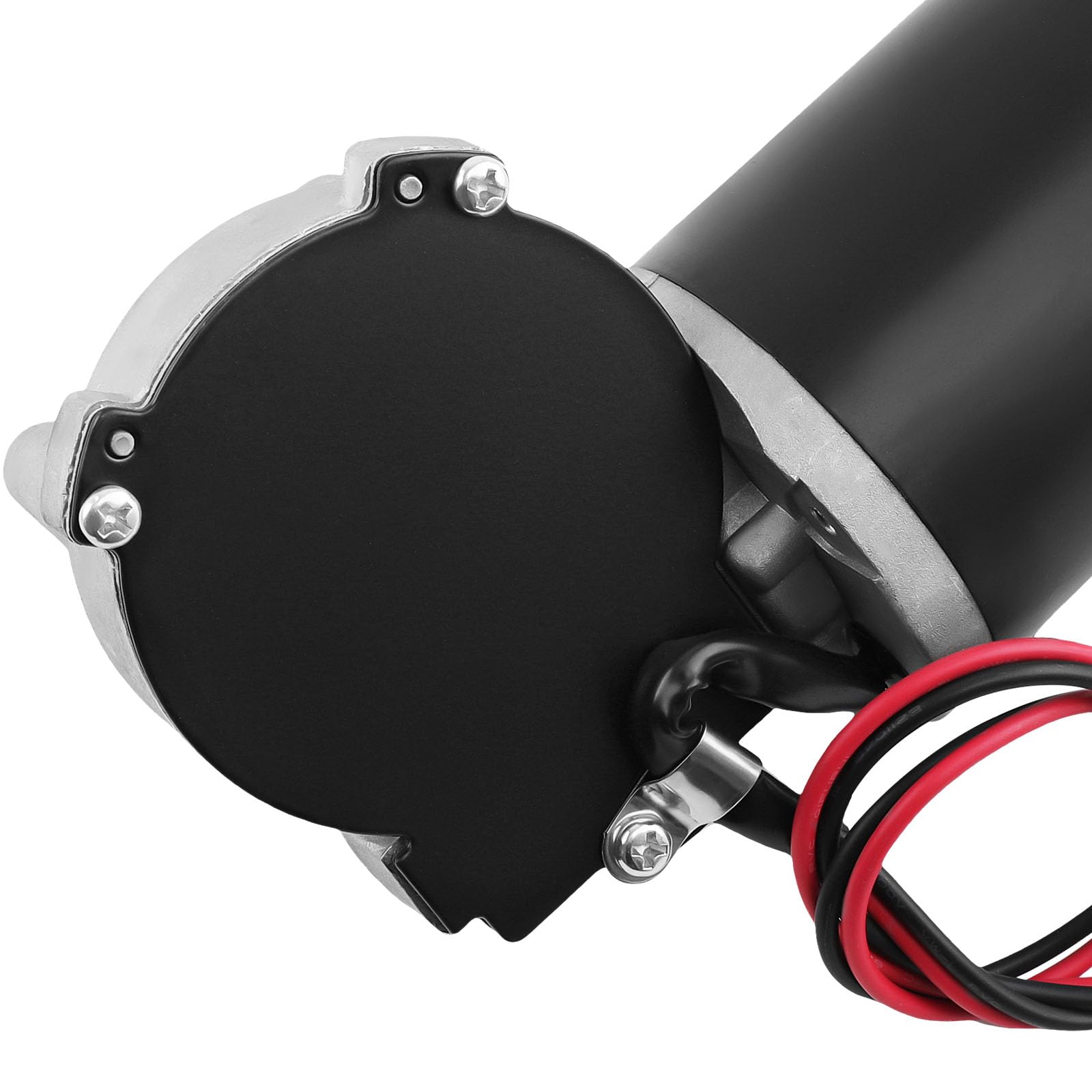 maXpeedingrods 24V/45W DC Motoréducteur Moteur Electrique de Vitesse Ø63 mm | moteur synchrone électrique à couple élevé (réducteur à gauche) pour motorisations de portails, fenêtres
