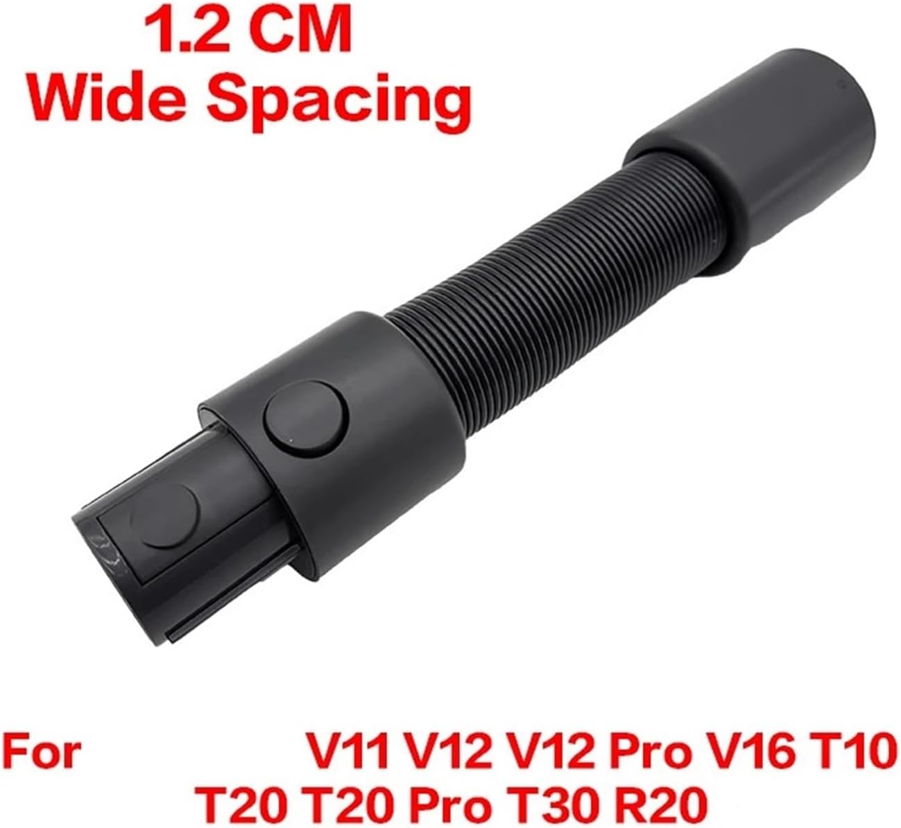 Compatible For Dreame，V11 V12 V12 Pro V16 T10 T20 T20 Pro T30 R20 Hose Extension Tube Spare Parts Vacuum Cleaner Wide Spacing