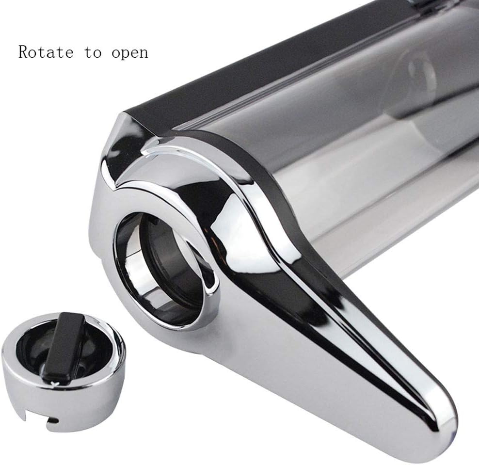 500ml Automatic Liquid Dispenser Smart Sensor Liquid Container Touchless Lotion Dispenser for Kitchen Bathroom Handsfree Pump (Color : Silver)