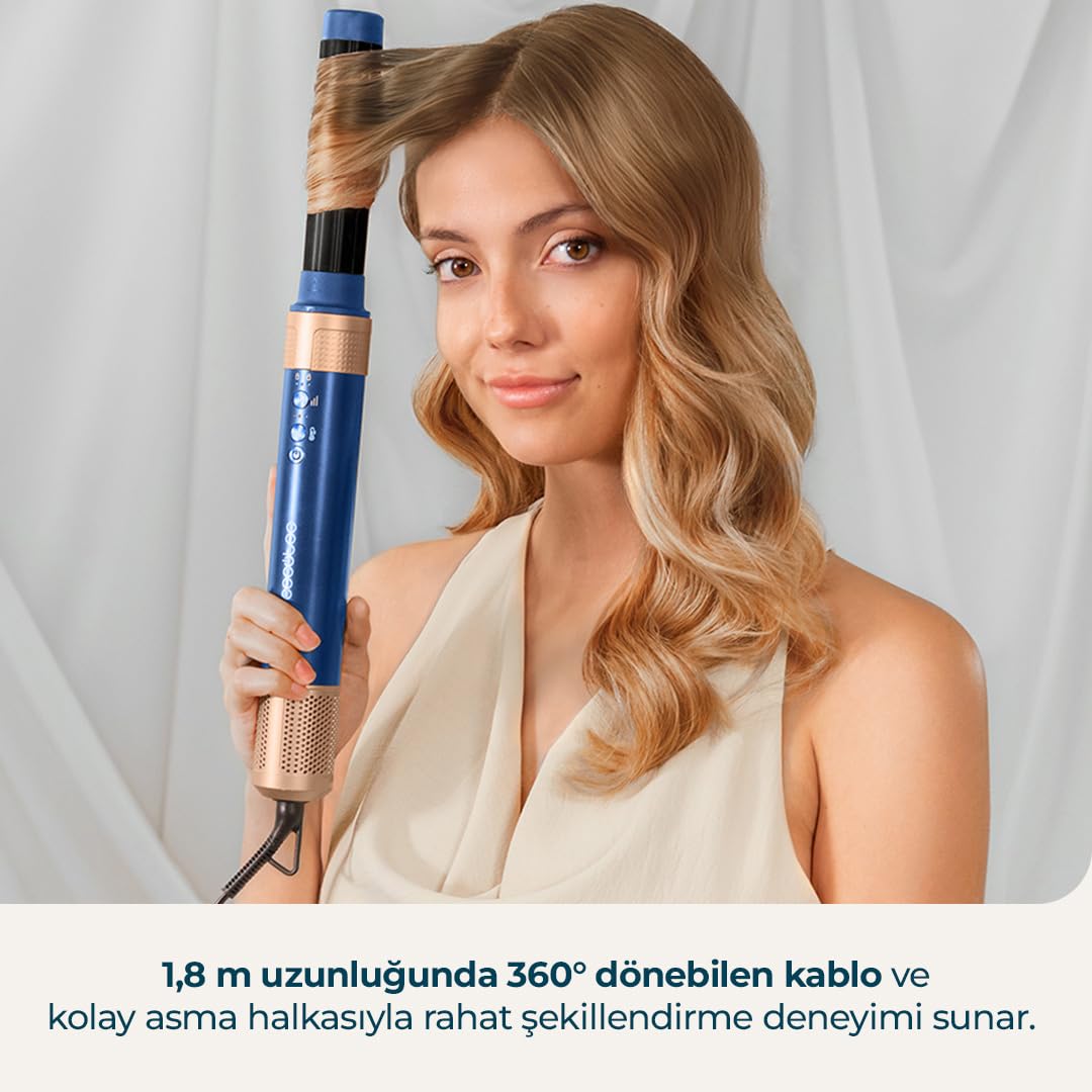 CeramicCare 14in1 Saç Şekillendirme Seti | Çok Başlıklı Fön Seti