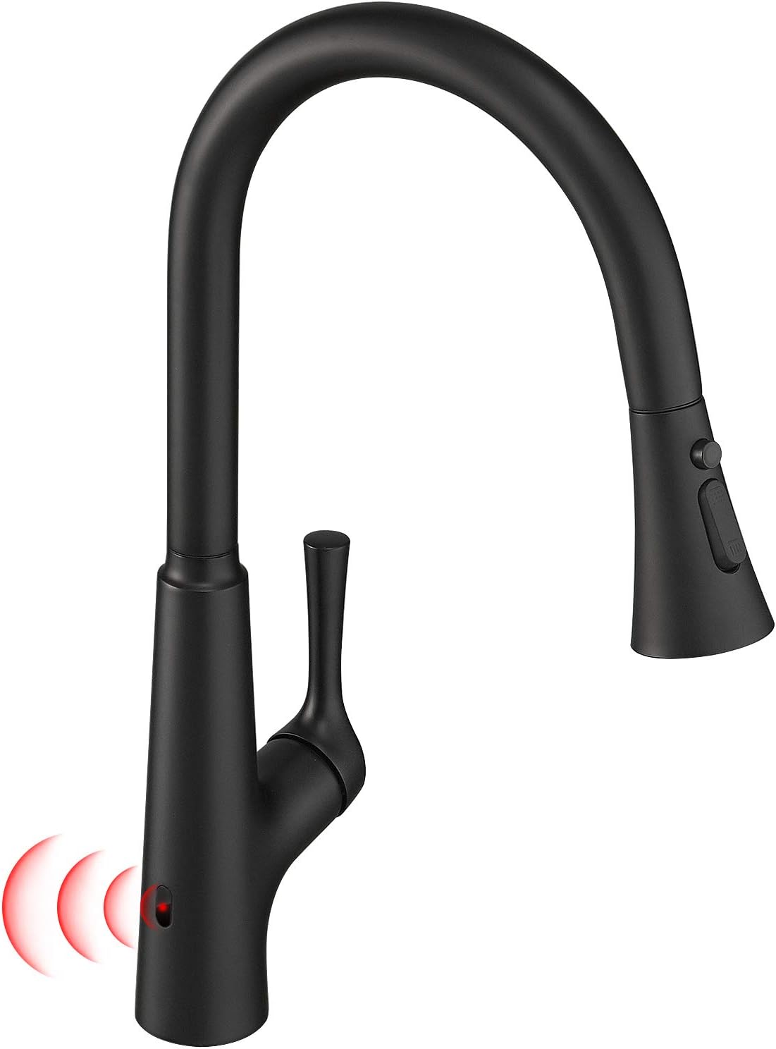 Buy GIMILI Touchless Black Kitchen Faucet with Pull Down Sprayer