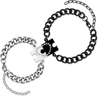cow print Matching Couple Bracelets, Bridal Shower & Engagement Gifts for Bride and Groom, Mr and Mrs Jewelry, Bride to Be Presents, Valentines Day Christmas Couple, Wedding Gifts