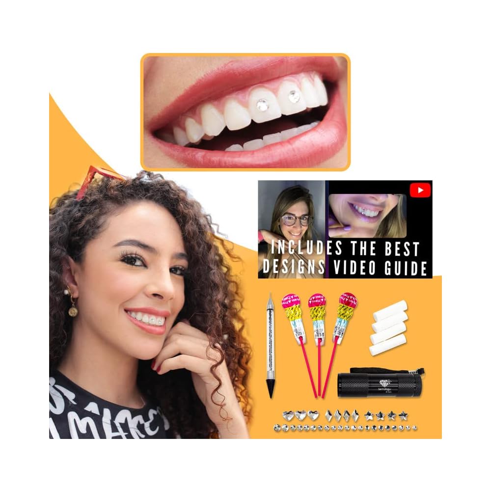 Buy Tooth Gem Kit for beginners and Pros Best Designs Video Guide