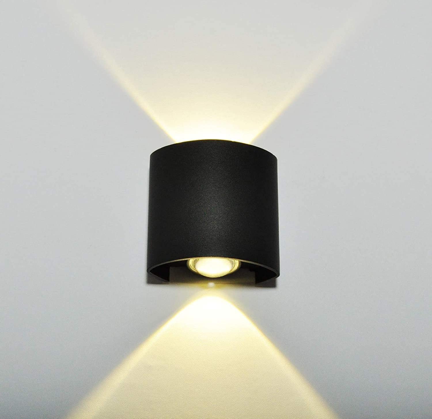 Groeien 2 watt LED Waterproof Indoor/ Outdoor Up Down Wall Lamp (Warm White,Aluminium) (2) (B09R4HVRFX) Amazon Price History, Amazon Price Tracker