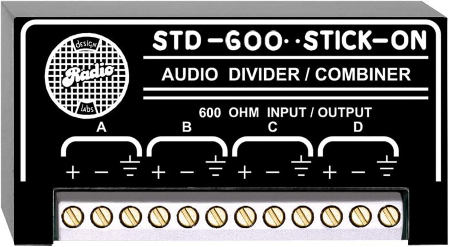 2 Radio Design Labs STD-600 Passive Audio Divider-Combiner - 600 Ohm