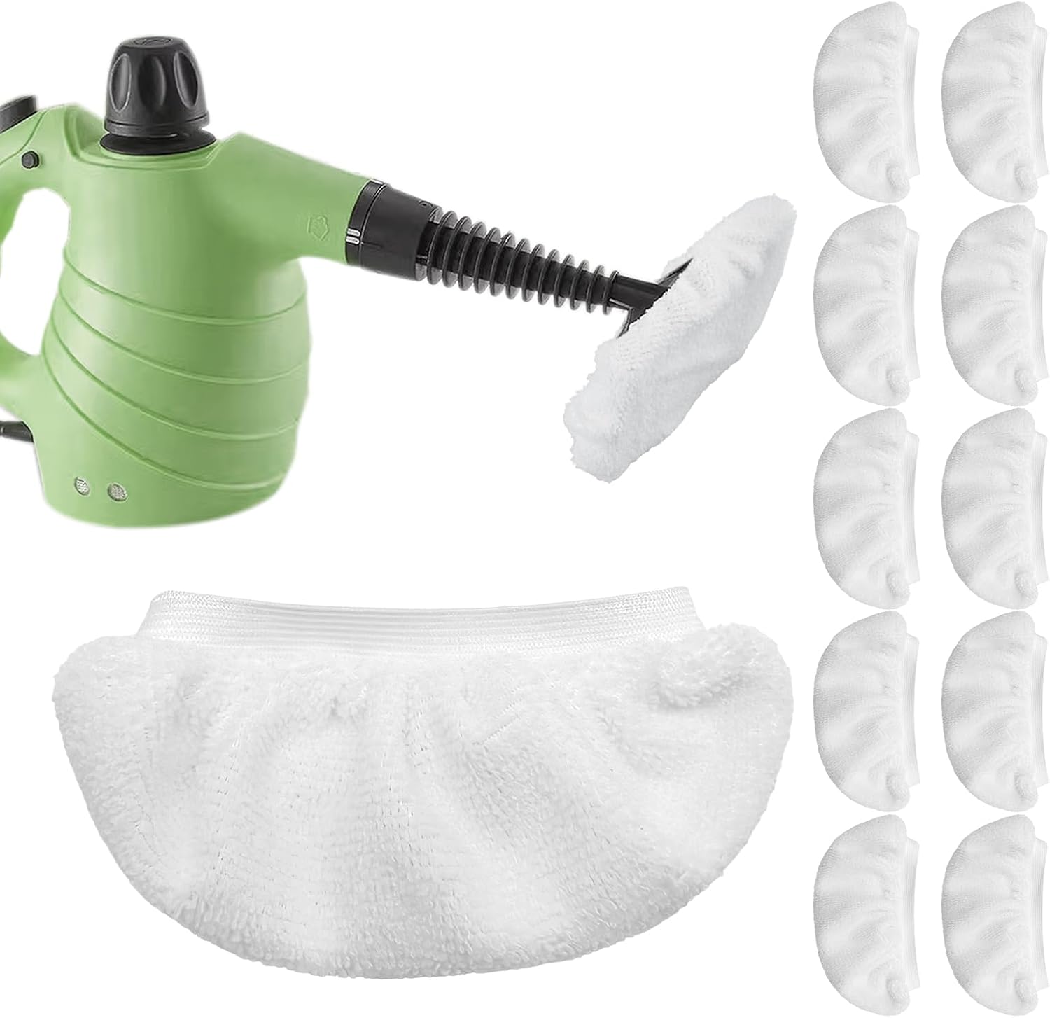 10 Pack Universal Steam Mop Pads, Steam Mop Pads for Handheld Steam Cleaner