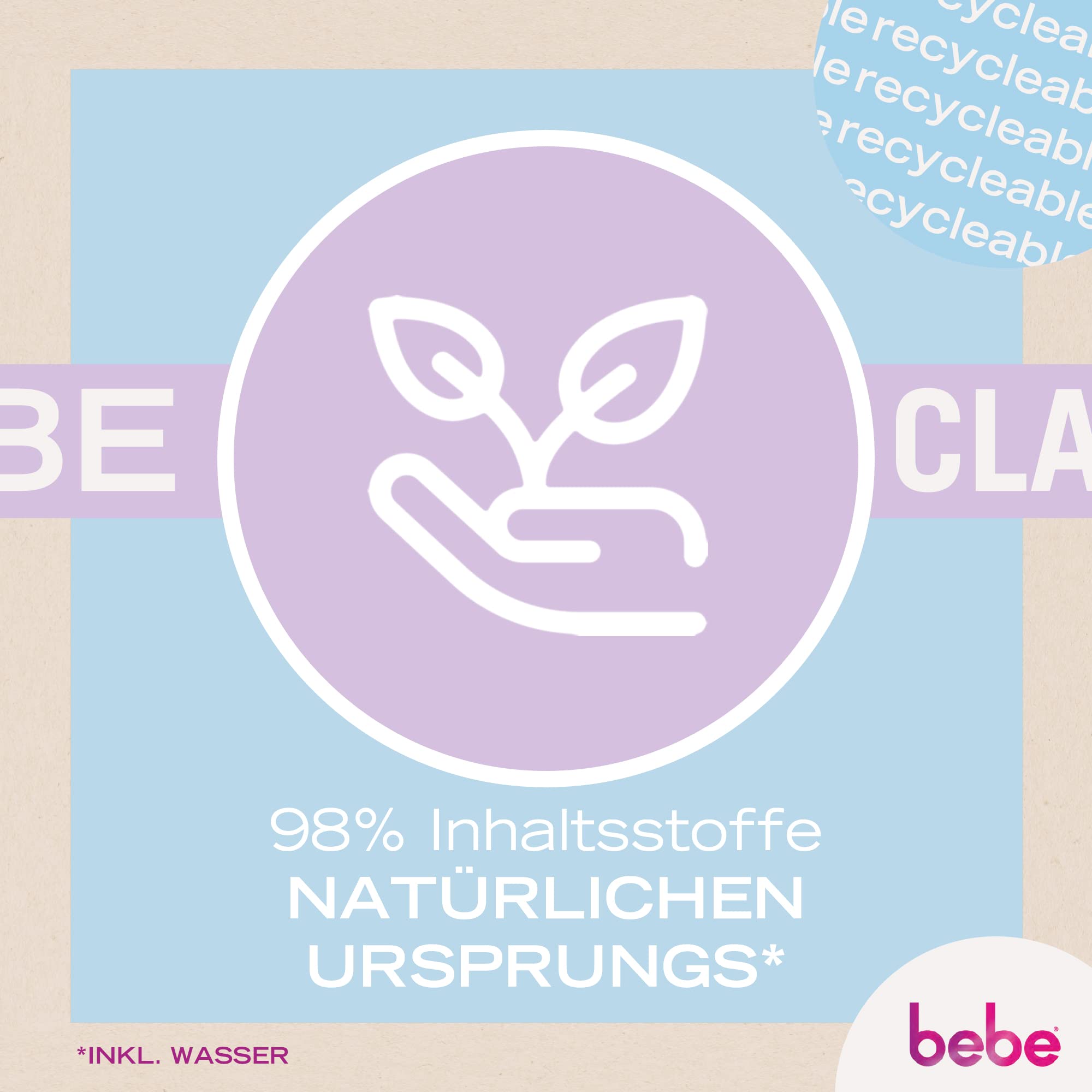 bebe Classic pielęgnacja ust (12 x 4,9 g), pomadka do ust z olejkiem z awokado i masłem shea, delikatnie pielęgnuje usta dzięki 98% składnikom naturalnego pochodzenia i bez olejów mineralnych