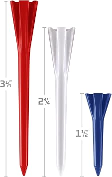 Izzo Plastic Golf Tees (100 Pack)