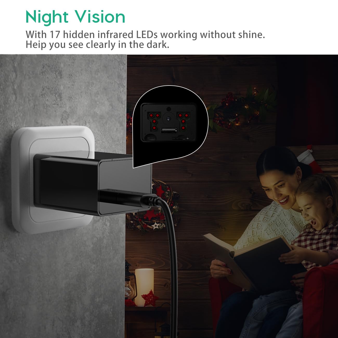 CAPOXO security camera night vision demonstration