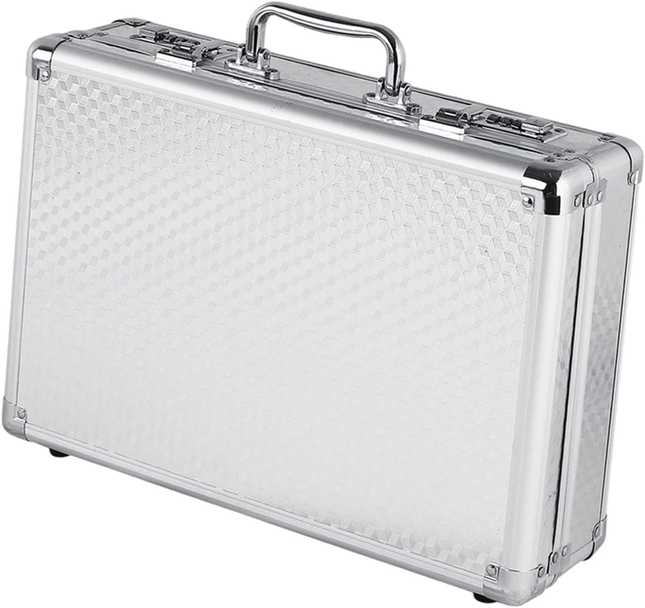 Aluminum Alloy – Storage Box for [Purpose], As A Gift Or for Crafts, Combination Lock, M and Silver