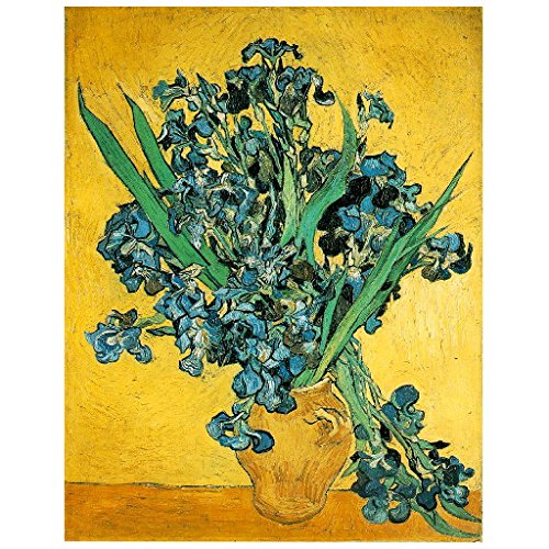 Van GoghJarrón con Irises Imán para nevera