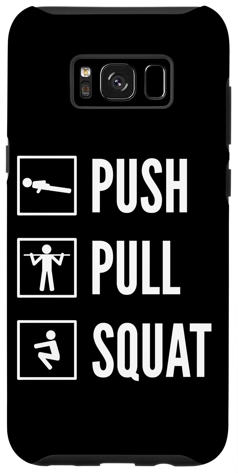 Galaxy S8+ PUSH PULL SQUAT Calisthenics & Bodyweight Training Design Case
