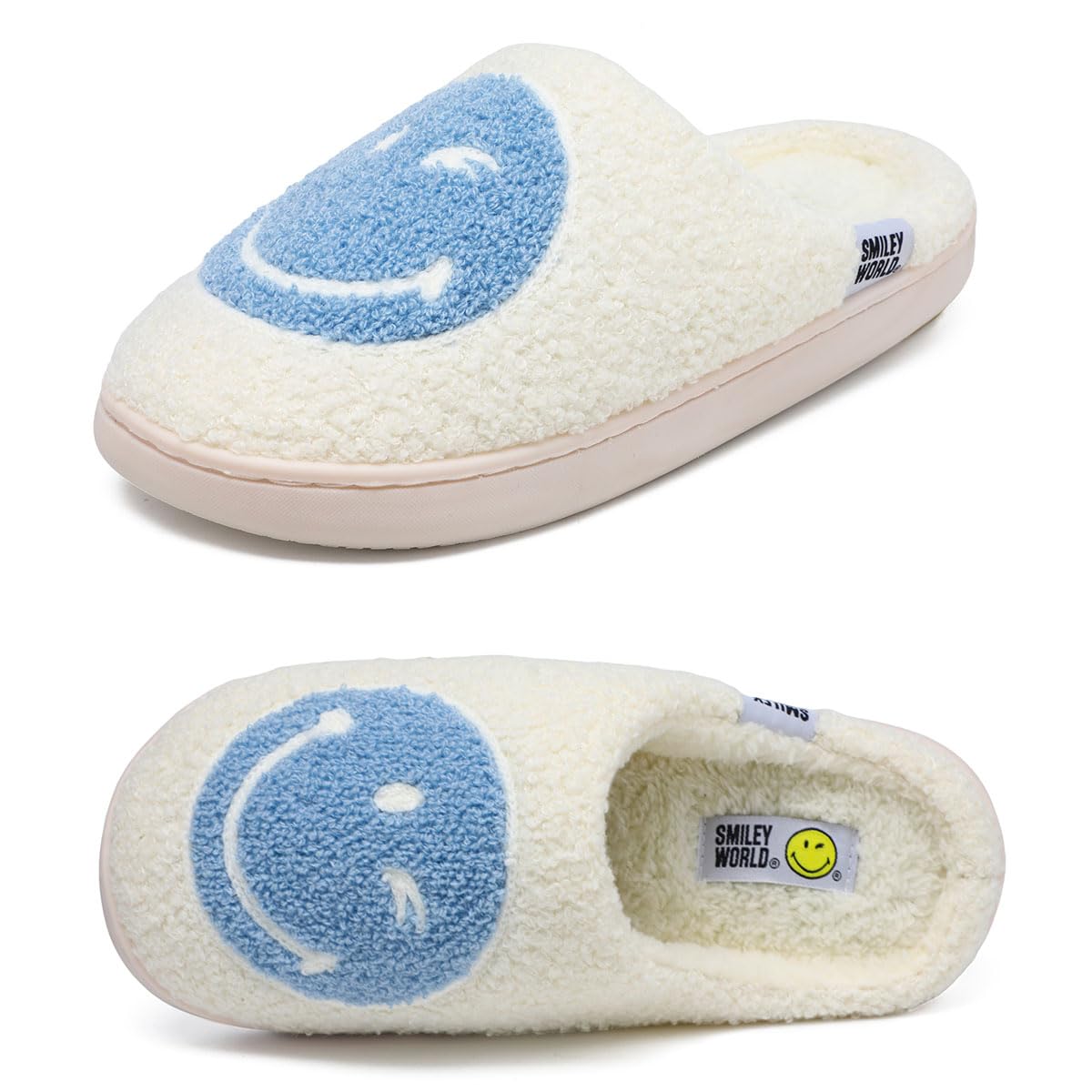 SMILEYWORLD® Chaussons Maison pour Enfants Pantoufles en Peluche d'hiver pour Fille Garcon