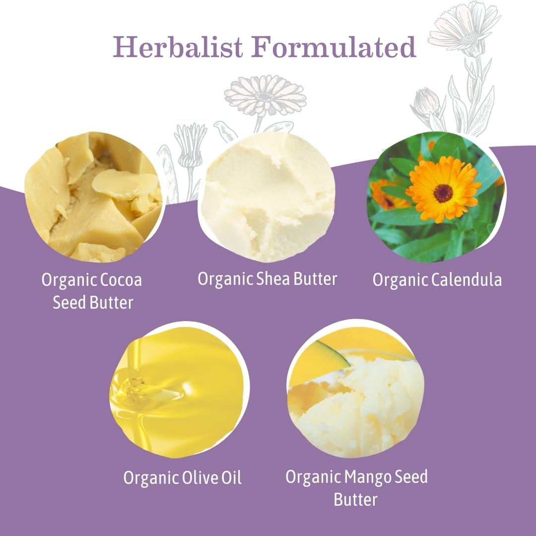 Earth Mama Organic Nipple Butter™ | Nipple Cream Safe for Breastfeeding | Postpartum Essentials for Nursing | Non Lanolin Nipple Cream, 2-Fluid Ounce