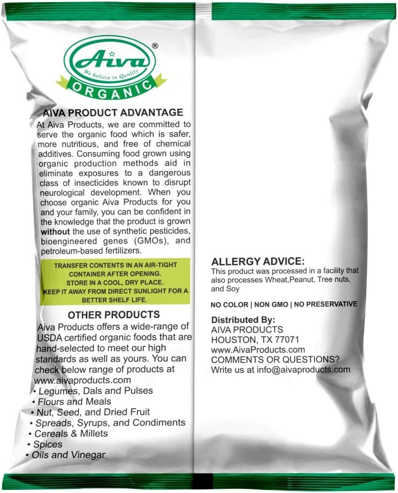 AIVA USDA Certified Organic Licorice Root Powder (Glycyrrhiza glabra-Liquorice-Mulethi- Yastimadu) – 7 Ounce Herbal Supplement : Health & Household