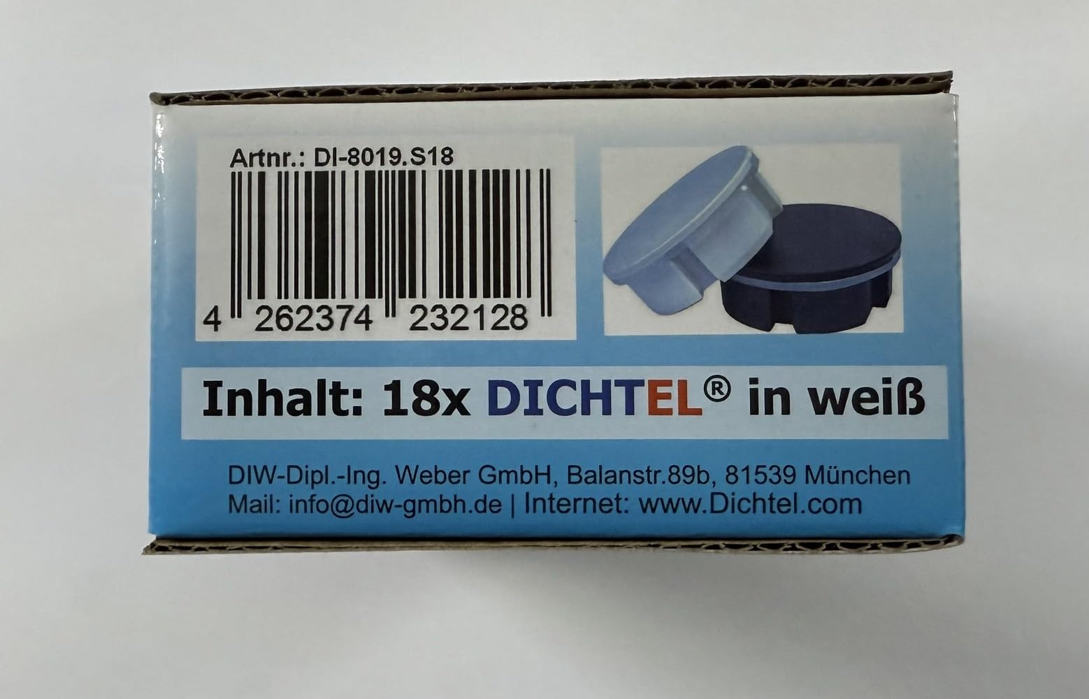ProfiPack 18x Steckdosen Abdichtung mit 3D-Silikondichtung DICHTEL DI-8019.S18 Steckdosendeckel luftdicht winddicht gegen Zug aus der Steckdose Staubschutz