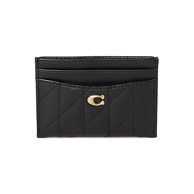 COACH Essential Small Zip Around Card Case with Cherry Print Wallet Women