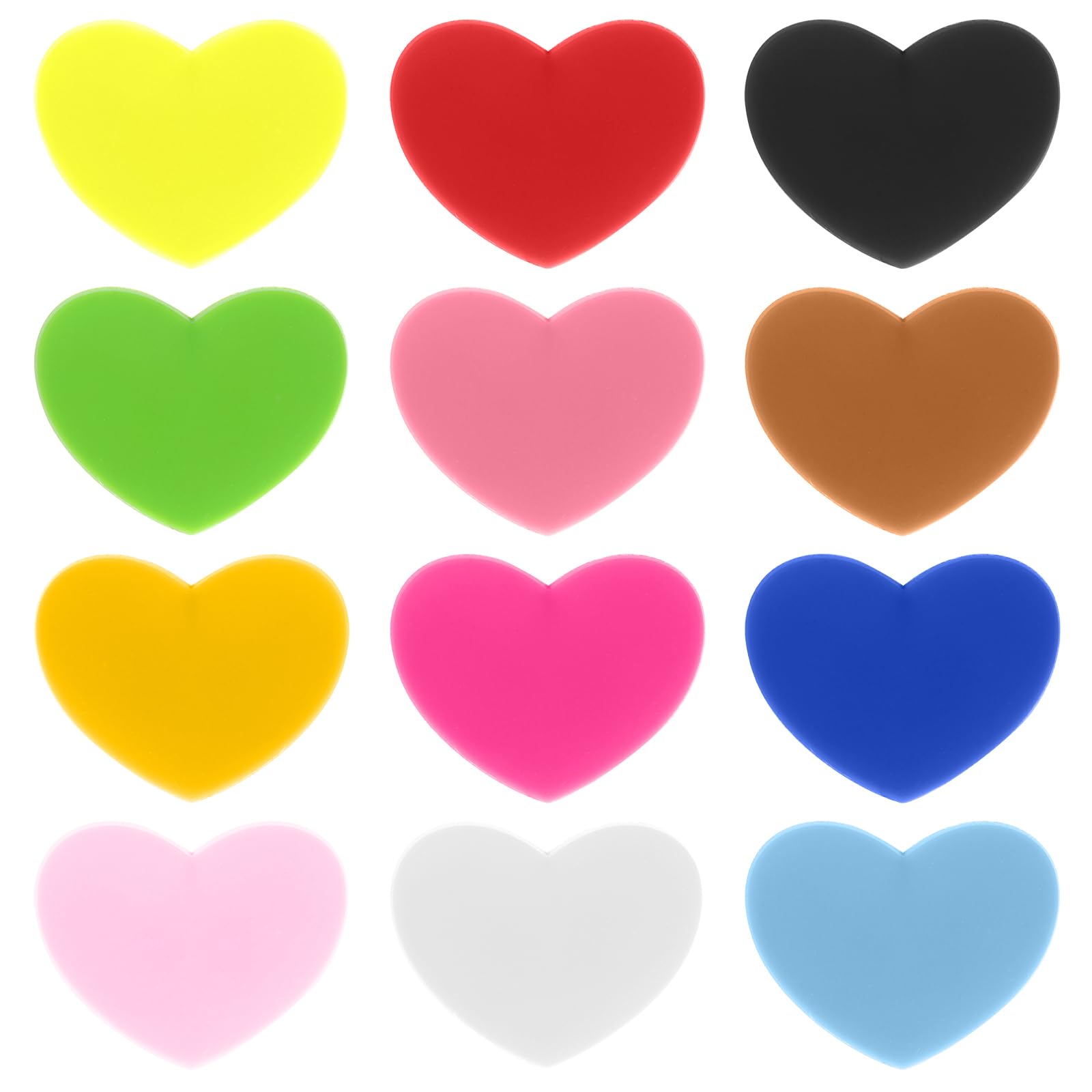 oruola 12pcs Tennis Racket Shock Absorbers, Tennis Dampener for Racket, Heart Shape Tennis Vibration Dampeners, Silicone Tennis Shock Absorber for Racket, Multicolor