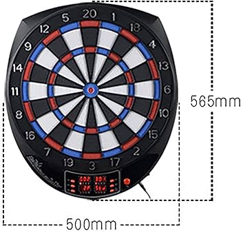 Electric DARTS BOARD 18インチ Amazon.co.jp: Electronic Dart Board, Soft Tip Dartboard Set