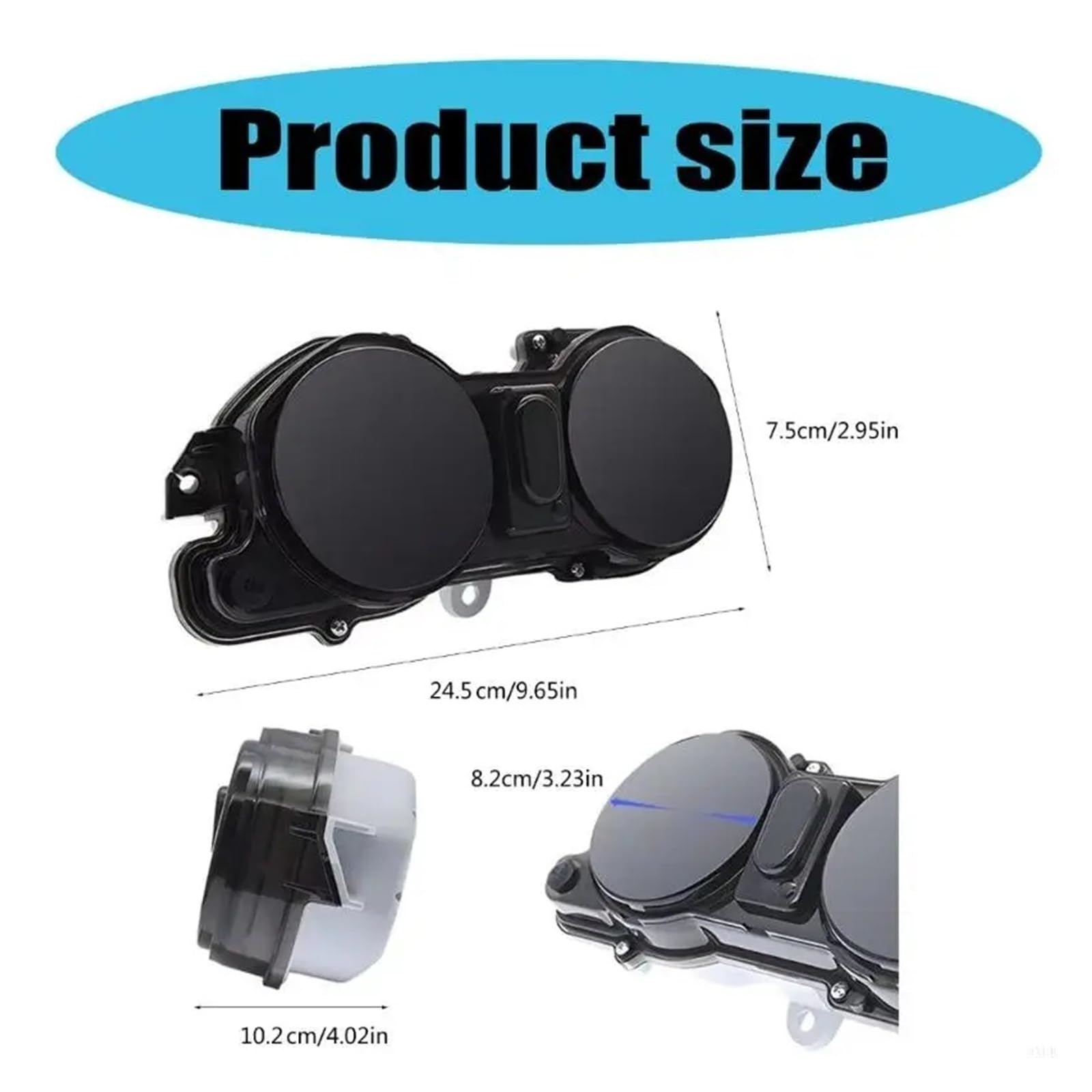 Contachilometri Per Moto Pannello strumenti con display digitale a moto, contachilometri, contagiri, indicatore di marcia, PER 150 ESD