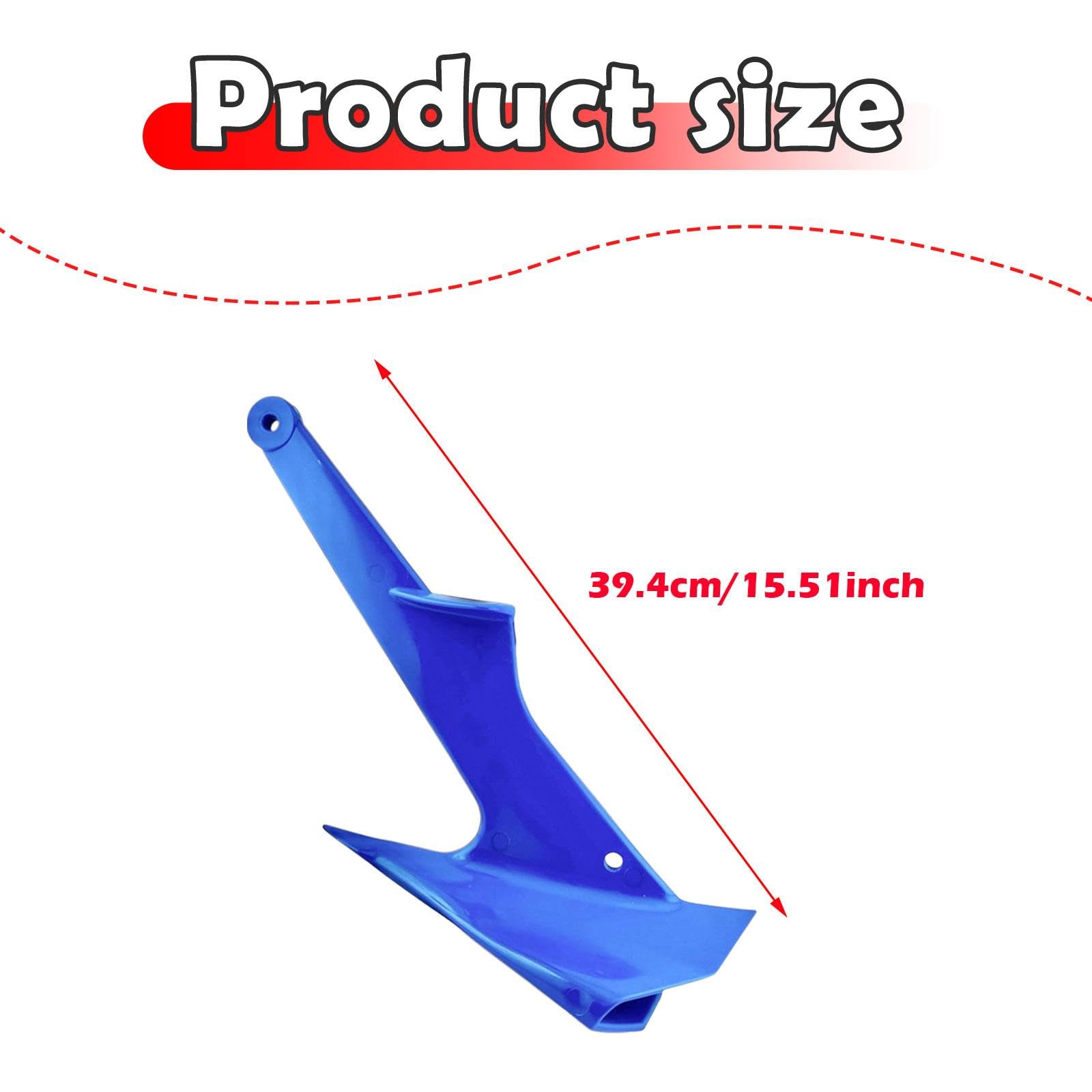 predolo Ancla de Barco de Nailon, Accesorio portátil para navegación, Ancla Ligera para Motos de Agua, reemplazo Directo para embarcaciones.