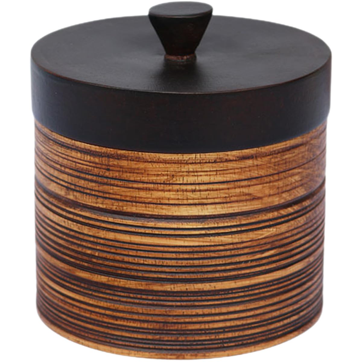 TIDTALEO Contenitore Raffinato per Legno Ermetico Tè e Coperchio Tisane Scatola Semplice Caramelle Design Buona Sigillatura Uso Domestico