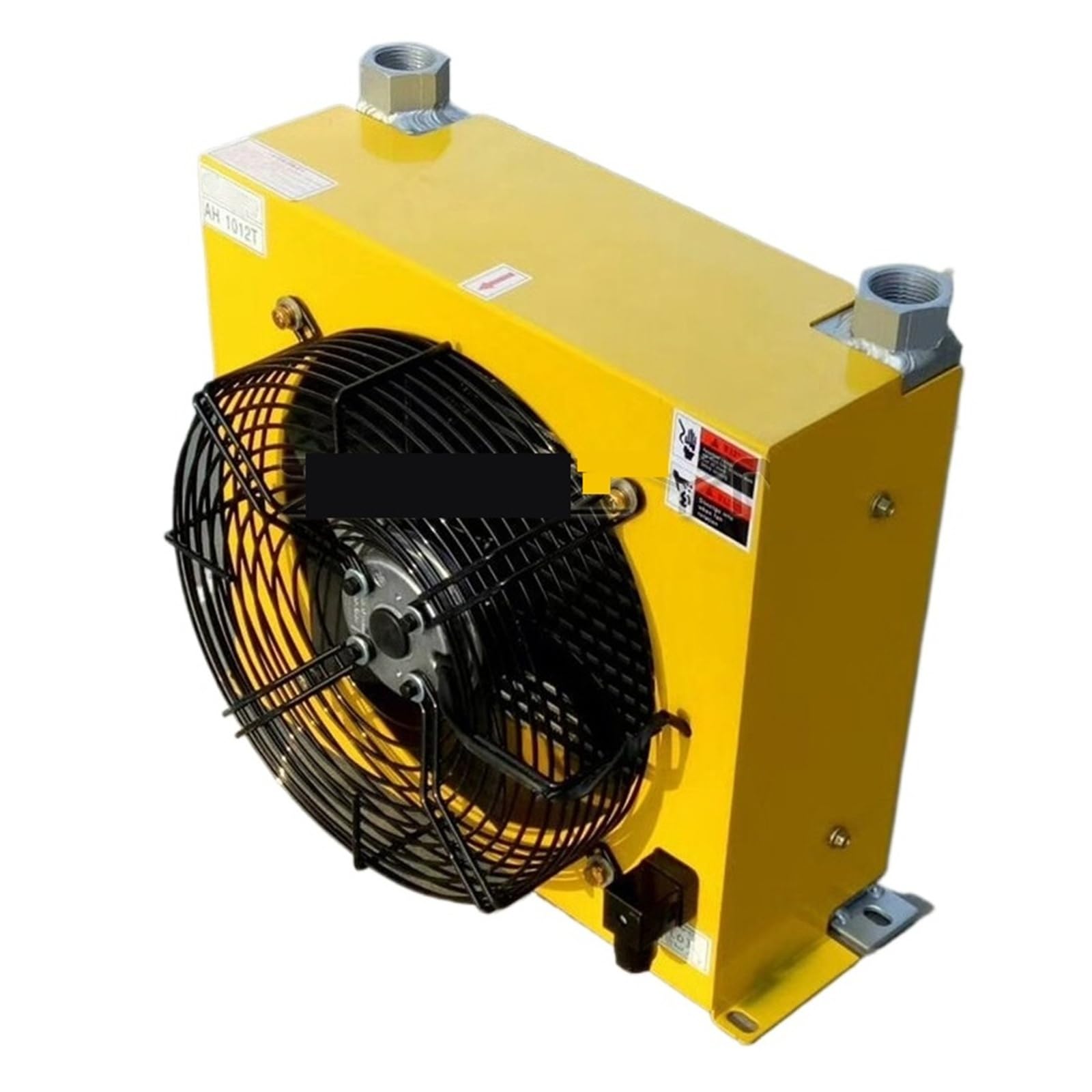 Yxzkjzj Yellow Ah1012t Hydraulic Air Cooler Air Cooled Oil Radiator Truck-Mounted Crane Modified Fuel Tank Cooling Cooler High-Power Wind Cooling(Dc24v)