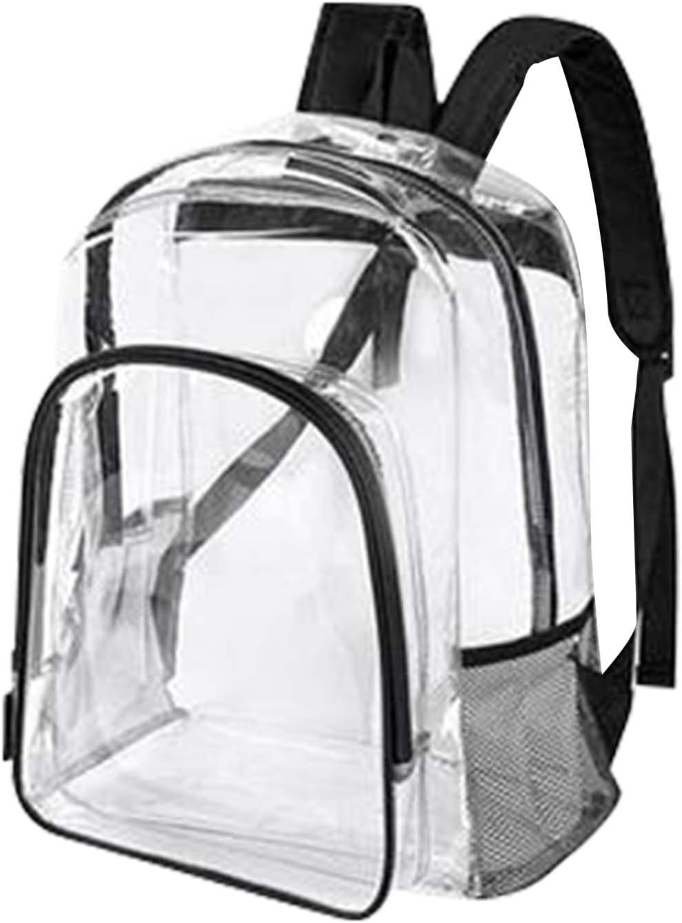 QQYIDA Clear Backpack, Heavy Duty Clear Mini Backpack with