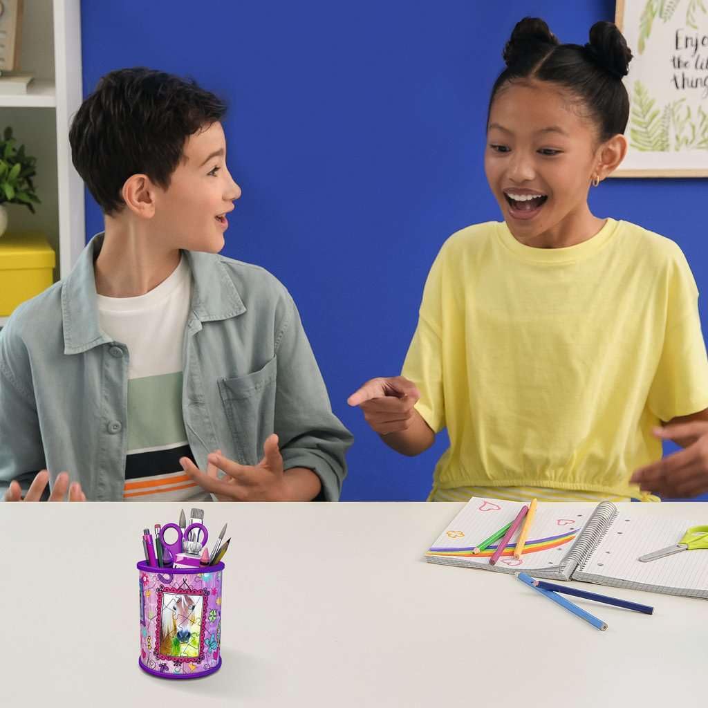 Ravensburger 3D Puzzle 11175 - Utensilo Pferde - 54 Teile - Stiftehalter für Tier-Fans ab 6 Jahren, Schreibtisch-Organizer für Kinder: Erlebe Puzzeln in der 3. Dimension