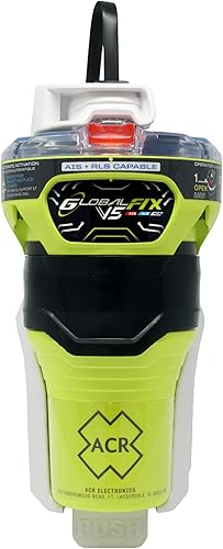ACR GLOBALFIX V5 AIS EPIRB con servicio de enlace de retorno y aplicación móvil - Soporte manual CAT 2 (2852)