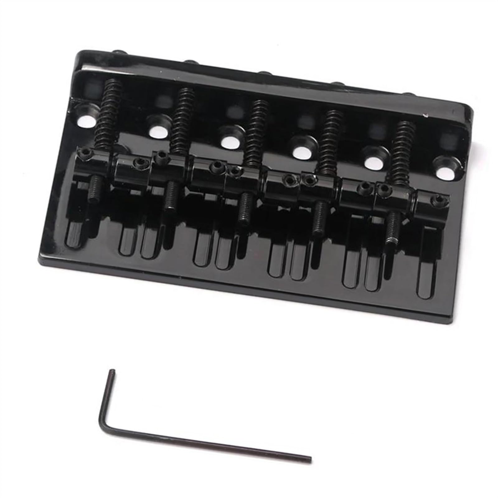 Un Set Di 5 Corde Per Basso Elettrico Nero Ponte Per Chitarra Accessori Parti Strumento Musicale