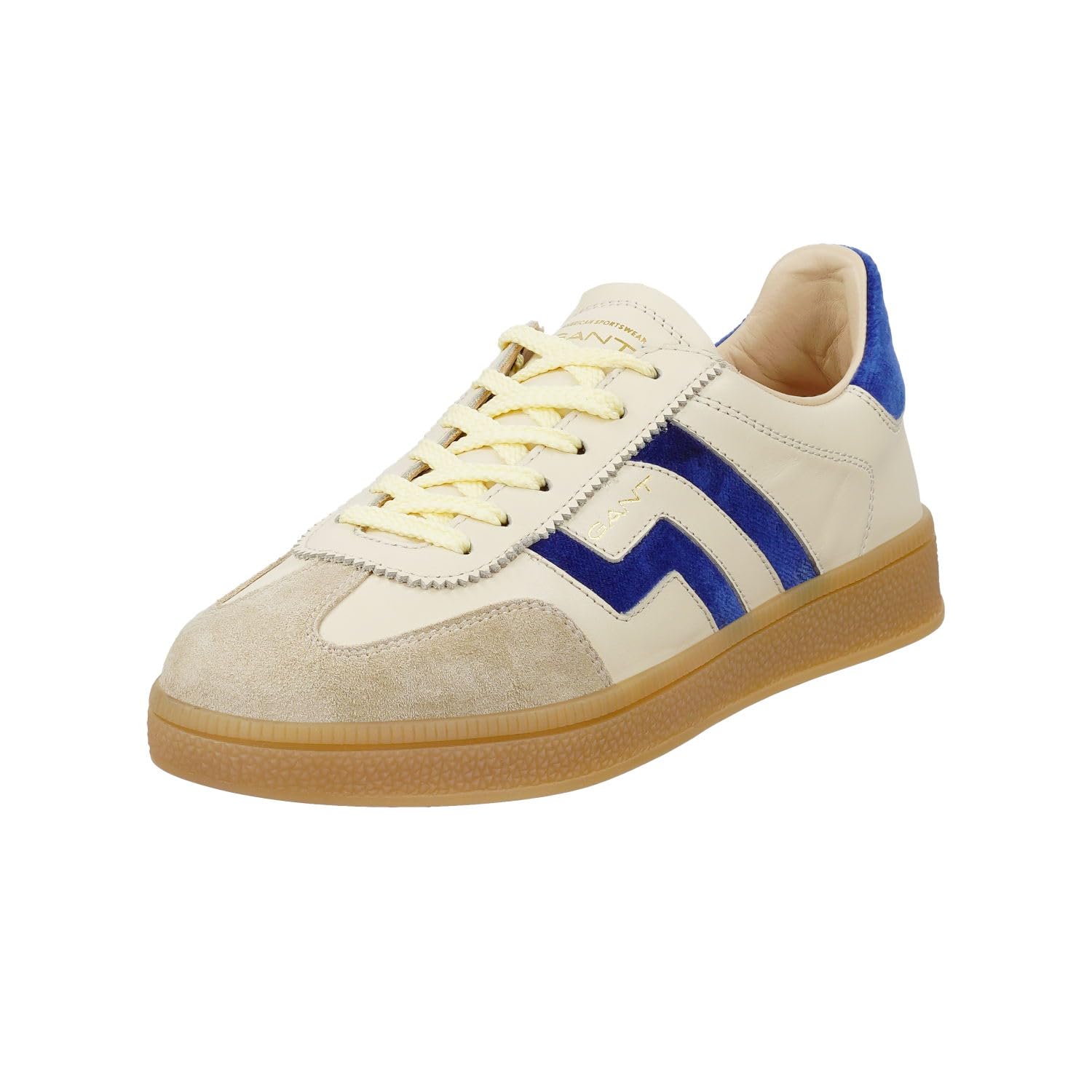 GANT FOOTWEAR Damen CUZIMA Sneaker, Creme-Blau, 41 EU