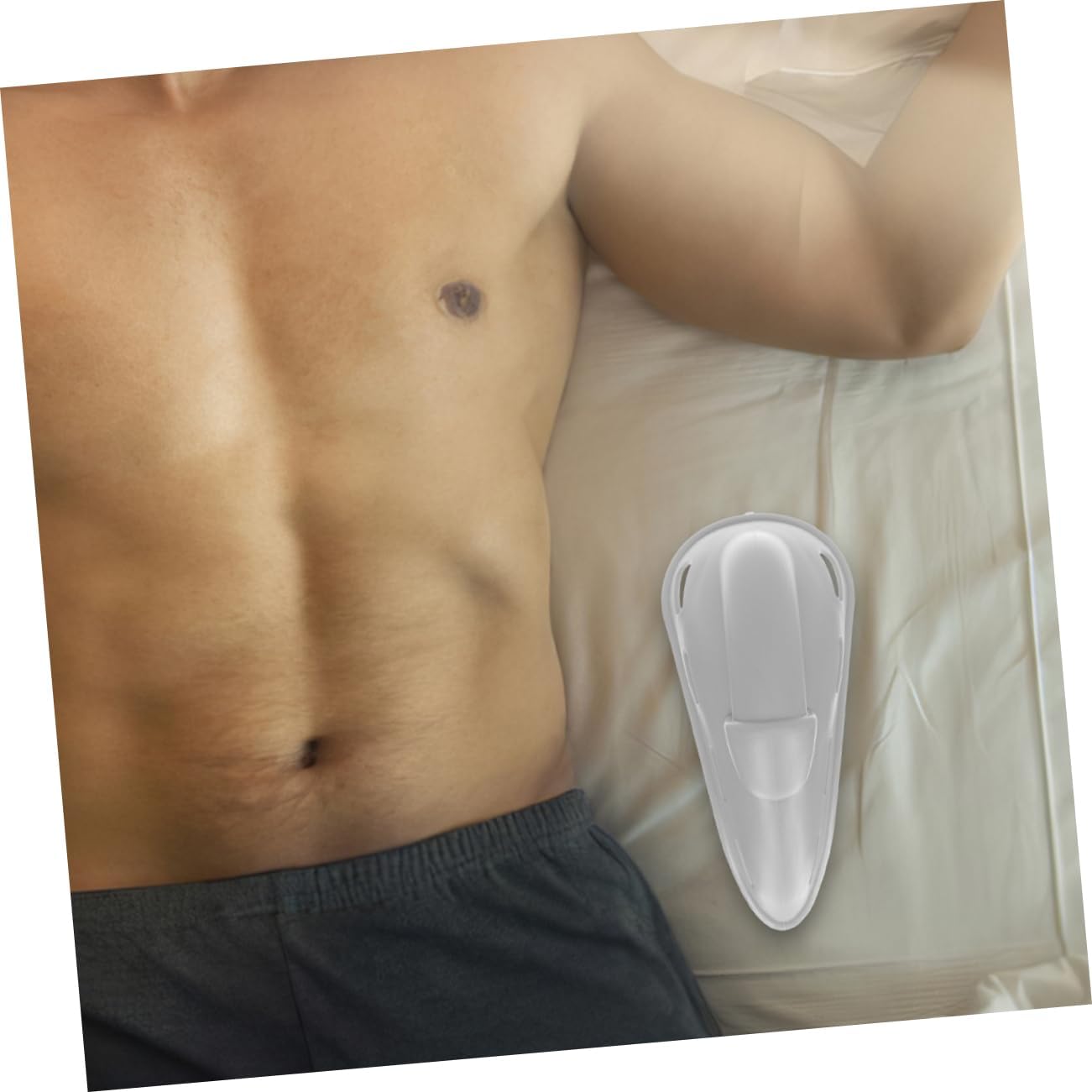 VICASKY Sports Groin Protective Guard Breathable Crotch Protector Cup for Men Comfortable and Discreet Training