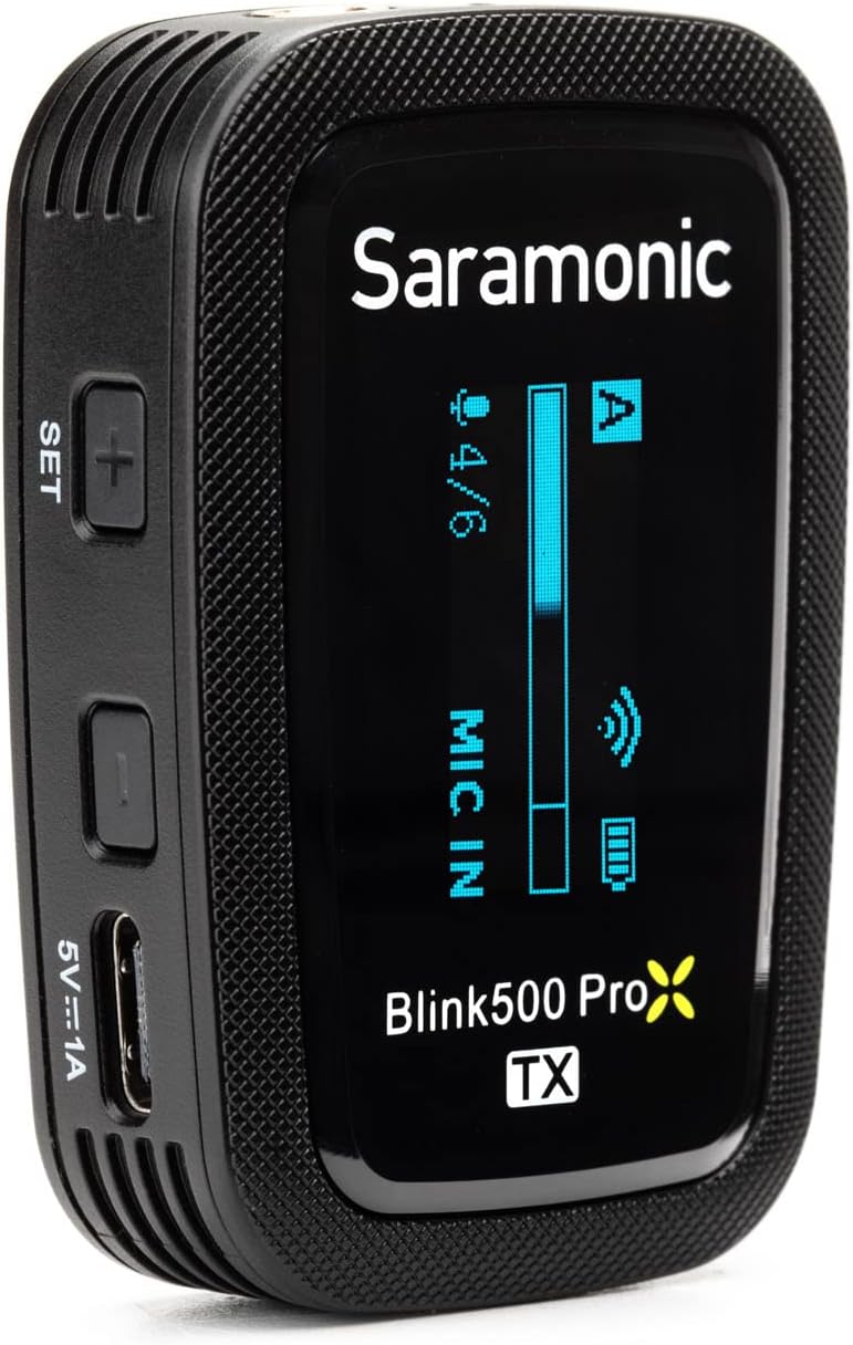 Saramonic Clip-On Transmitter & Lavalier for Blink 500 Prox RX, RXDi and RXUC Receivers (Blink 500 Prox TX)