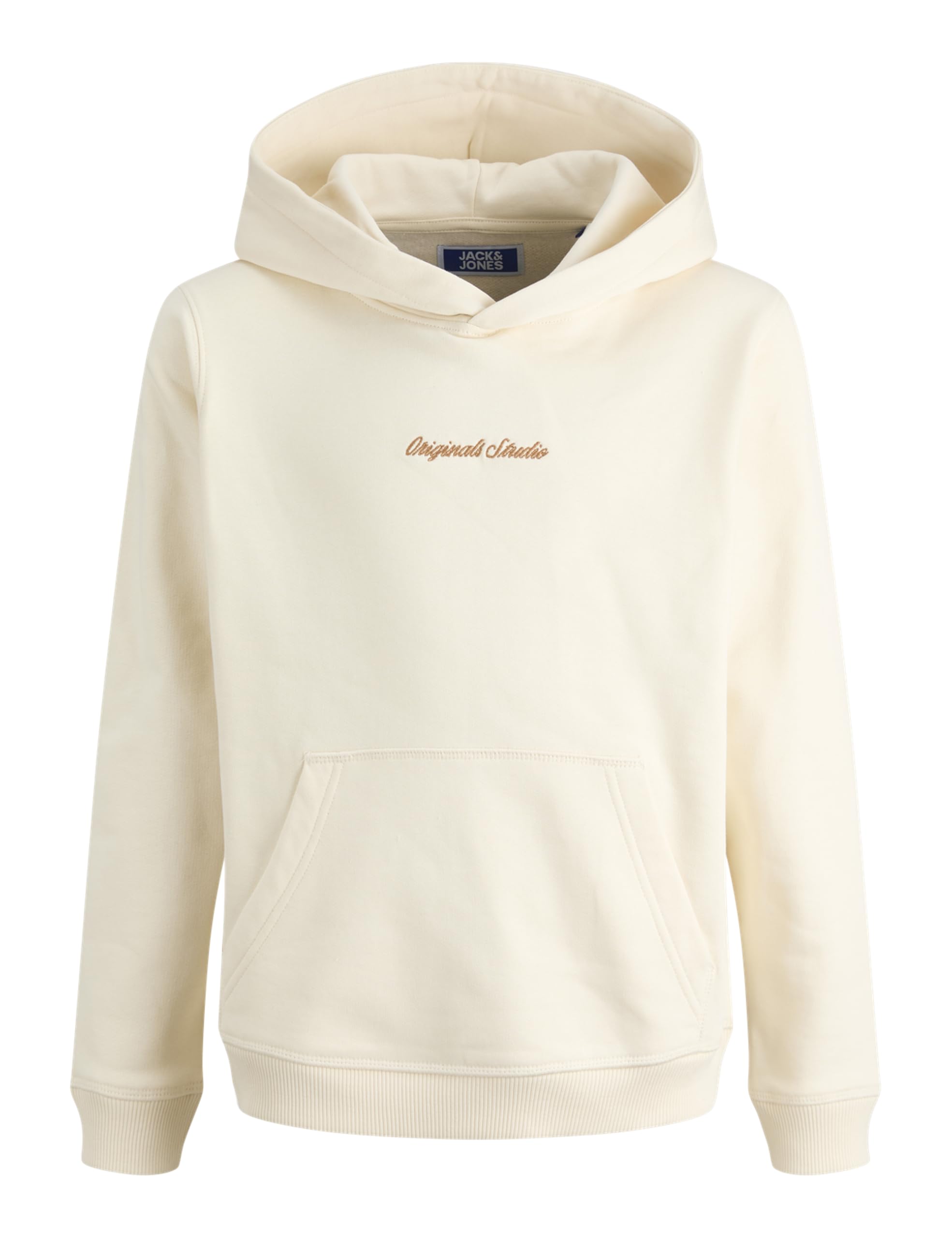 JACK & JONES Junior Jornorrebro Emb Sweat Hood Noos Jnr, Antique White, 164