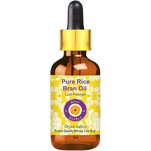 Deve Herbes Rice Bran Oil 30ml - Cold Pressed