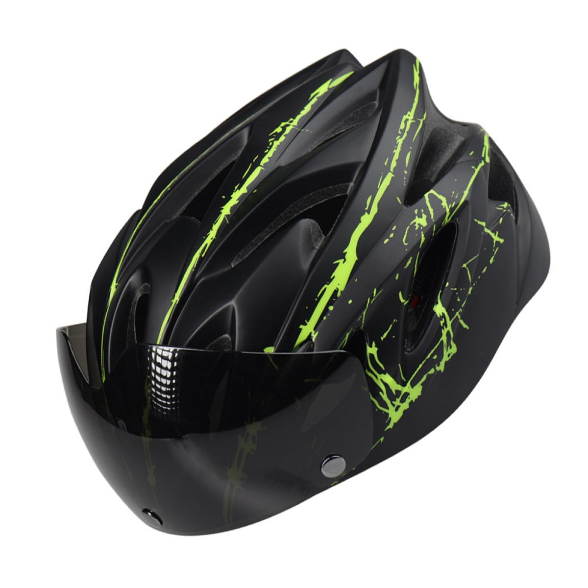 Casco con Gafas Magnéticas para Bicicleta, Protector y Cómodo