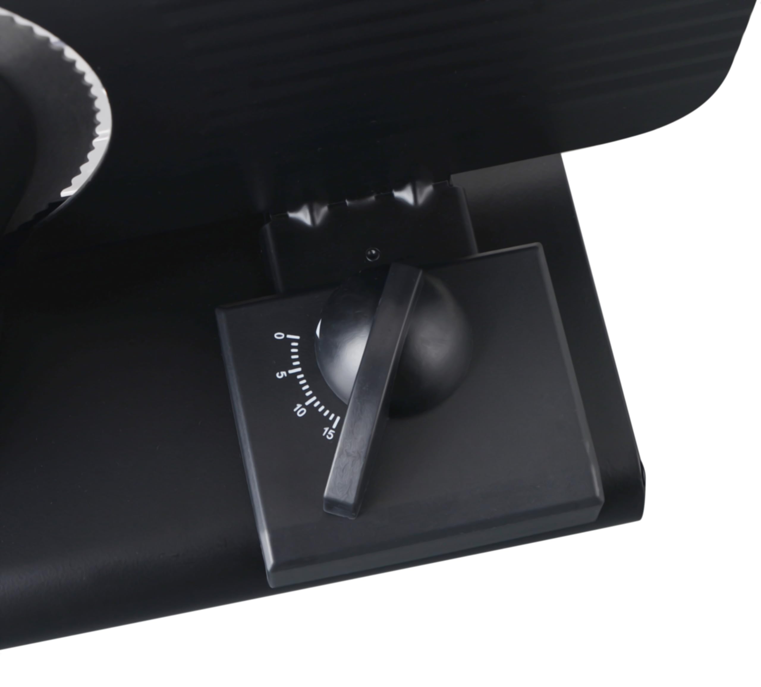 Affettatrice Elettrica SMART·J Premium 200W con Lama Acciaio Inox 19 cm – Taglio Regolabile 0-15 mm, Design Compatto Nero, Piedini Antiscivolo, Ideale per Carni, Formaggi, Pane e Verdure