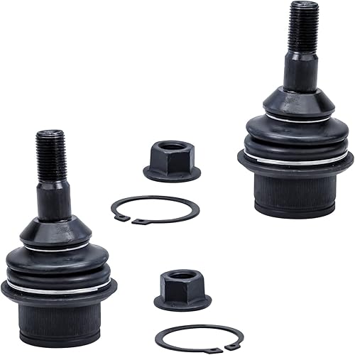 Miniatura 723 de Detroit Axle - Kit de brazos de control de extremo delantero RWD para Dodge Ram 03-06 2500 3500, 2 brazos de control superior con rótula 2 varillas
