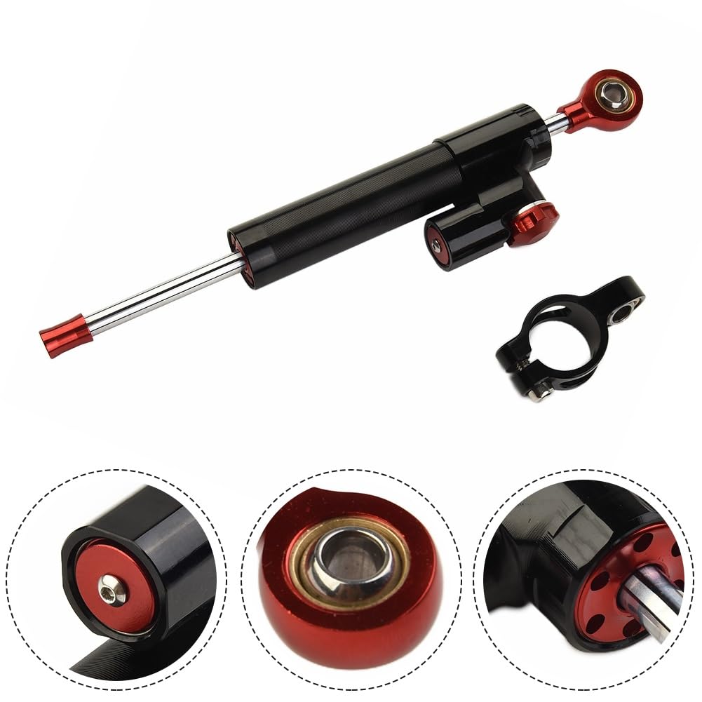 Amortiguador De Dirección para K&AWASAKI 1pc Universal Motocicleta Ajustable Amortiguador De Dirección Estabilizador CNC Aluminio Estabilizador