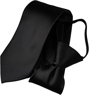 [ミチコロンドン] ワンタッチ ネクタイ 結ばない 黒 フォーマル ブラック 礼装 仏事 法事 葬式 葬儀