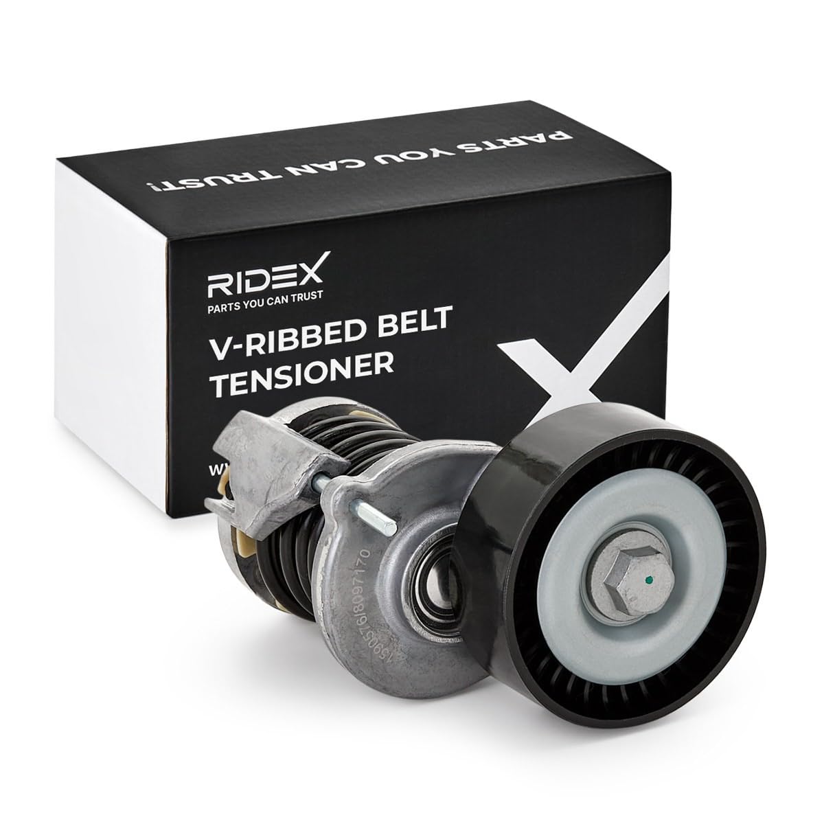 RIDEX 541V0005 Tensor de correa poli V Compatible con VW Polo V Hatchback 6R1, 6C1