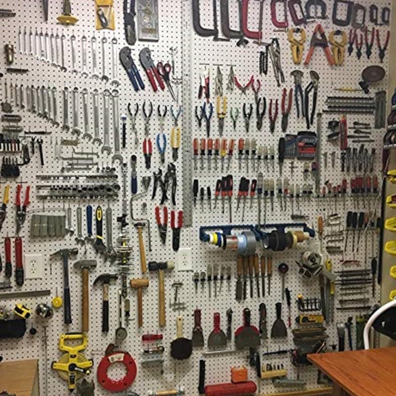 Robust 81pcs Pegboard Hooks for Effective Tool Organization Perfect for Sheds, Schools, Factories, and Garages