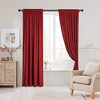 Vista 12 de Cortinas de doble cara de felpilla para cortina de cocina, cenefa para sala de estar