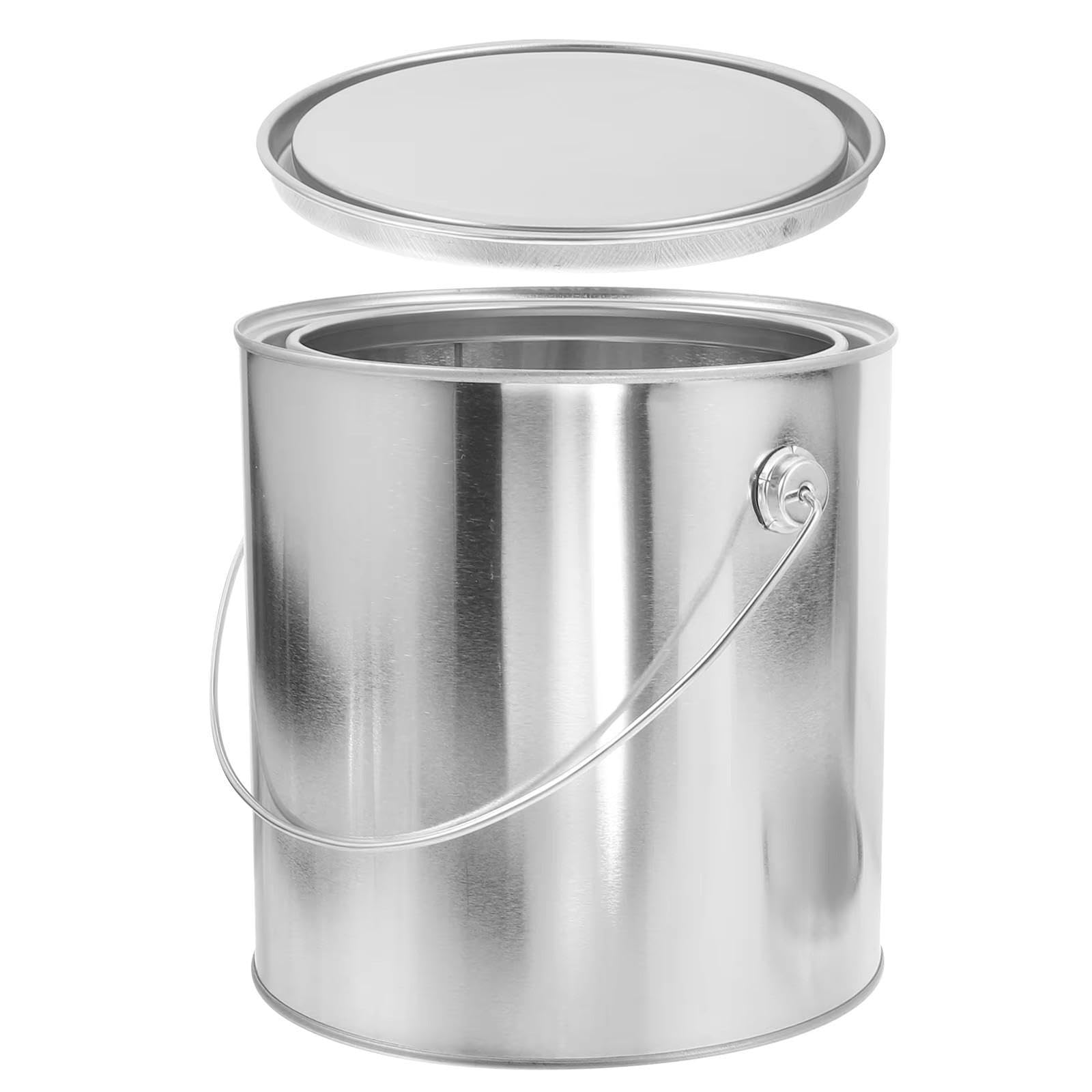 Empty Paint Can Multipurpose Paint Storage Container for Adhesives DIY Craft 4 L-image-49
