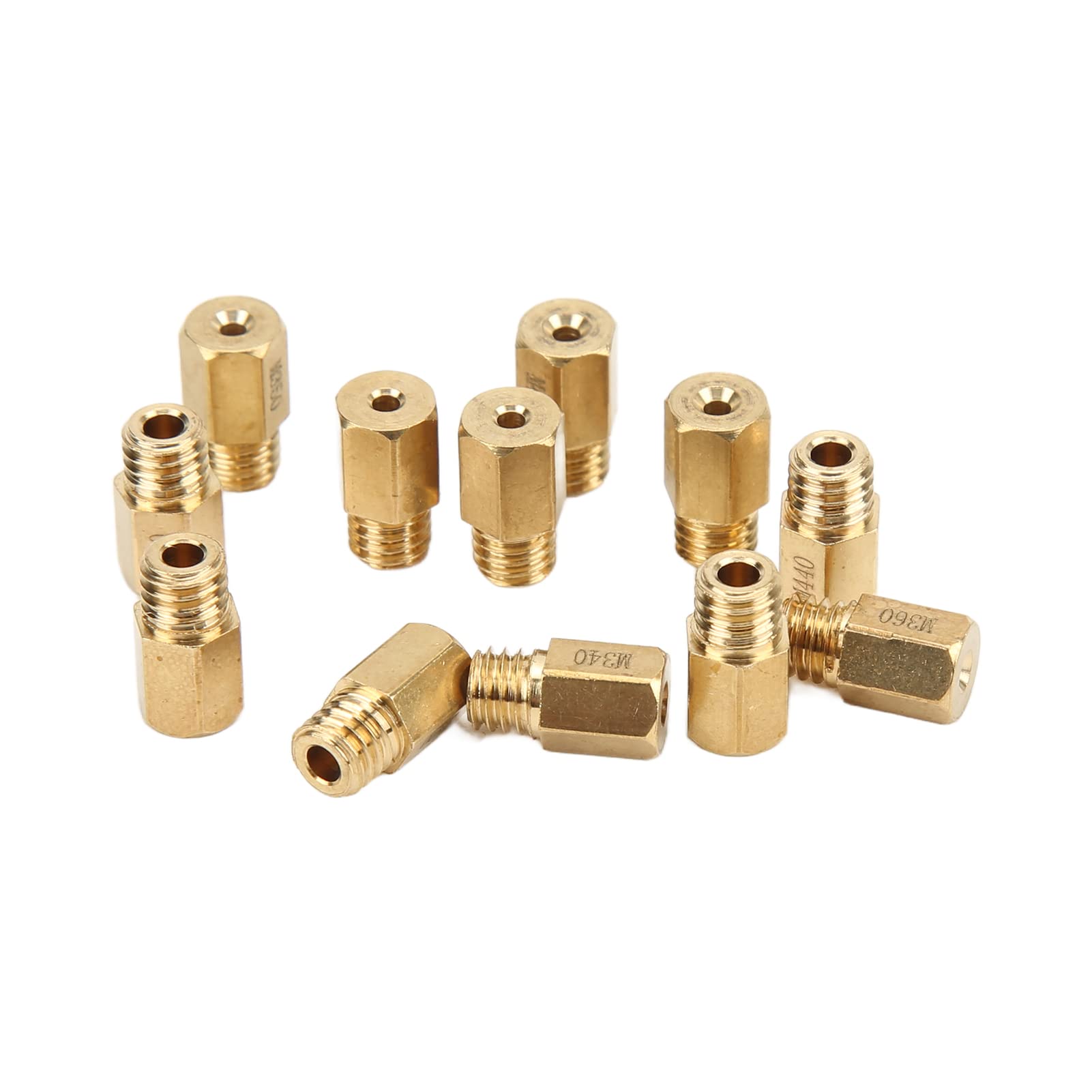 12 PZ Getti Carburatore Carburatore Getti Principali Metallo Kit Getto Principale Getti Principali del Carburatore Set di Accessori Set di Ugelli Carburatore Ugello del Getto Principale Carburatore