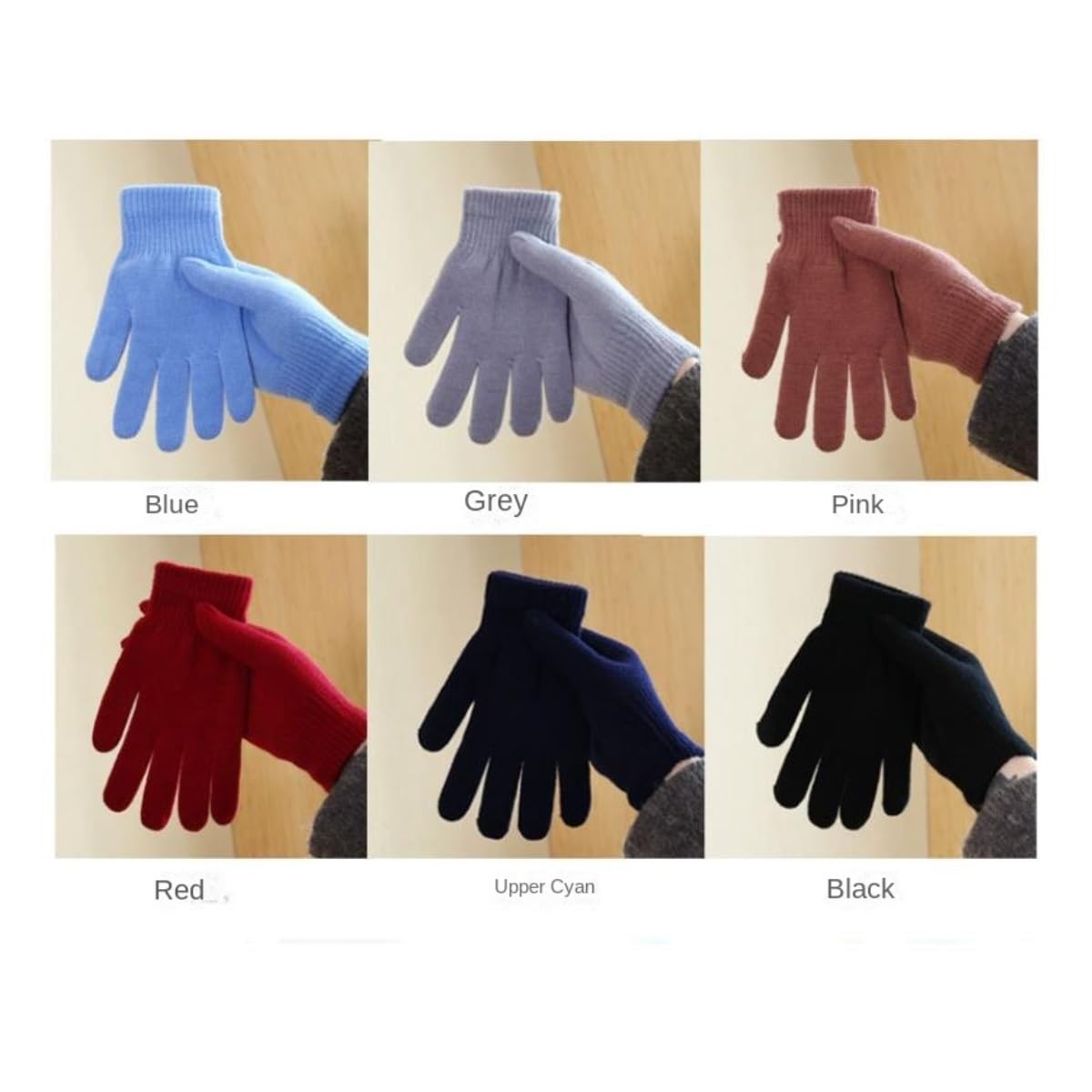 Guantes Viento Deportivos Guantes De Invierno Punto Cálidos For Hombre Y Mujer Elásticos For Otoño E Regalos De Invierno